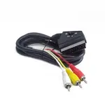 Cablu, Gembird, RCA la SCART, 1.8 m, Negru