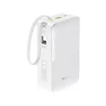 Baterie externa Baseus Bipow 2 Pro 30000 mAh alb, 22.5W, display digital, cablu USB-C