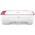 Multifunctional inkjet color HP DeskJet 2823e All-in-One, imprimare, copiere, scanare, 7,5 ppm alb-negru/5,5 ppm color, USB, Wireless, Eligibil HP Plus, Instant Ink, rosu