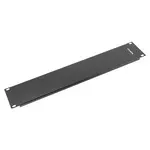 Placă de etanșare Lanberg 2U 19 inch neagră