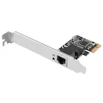Placă de rețea Lanberg Gigabit PCIe low profile PCE-1GB-201