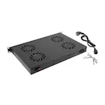 Panou ventilatie pentru rack server, Lanberg, 293854, 19″, Negru