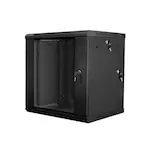 Dulap metalic montat pe perete din pachet demontabil , Lanberg , 22U , 600x600mm , 19” , negru