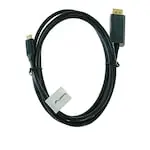 Cablu USB C DisplayPort Lanberg 1 8m 4K60 HDR negru CA-CMDP-10CU-0018-BK