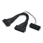 Cablu alimentare Gembird ATX 24 pini 0 3 m negru