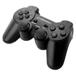 Controller Esperanza EGG107K Trooper cu fir, cu vibratii, PC/PS3, Negru