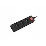 Prelungitor Lanberg PS1-03E-0150-BK 3 prize 1.5m negru