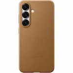 Husa de protectie Samsung Kindsuit Leather Case pentru Galaxy S25, Gold