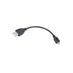 Cablu adaptor OTG Lanberg Micro USB 0 15m Negru