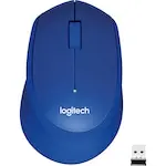 Mouse Logitech M330 Silent Plus wireless albastru