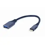 Adaptor USB-C OTG Gembird A-USB3C-OTGAF-01 gri spațiu
