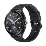 Smartwatch Xiaomi Watch 2 Pro, Bluetooth Black Case, Black Fluororubber Strap