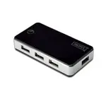 HUB USB 2.0, 7 porturi, cu alimentare, Digitus