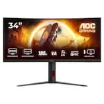 Monitor gaming AOC CU34G4 34 inch 180Hz UWQHD curbat Fast VA