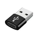 Adaptor Gembird A-USB2-AMCF-02 USB-A USB-C negru