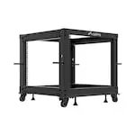Rack deschis Lanberg OR01-6109-B 9U 600×600 reglabil negru