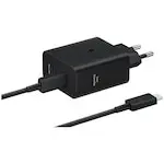 Încărcător Samsung Super Fast Charger Duo 50W negru