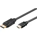 Cablu DisplayPort HDMI Lanberg 1m FHD negru
