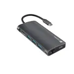 Statie de andocare Natec Fowler 2 V2, USB-C, HDMI 4K, RJ45, SD, Micro SD