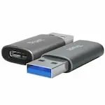 Adaptor USB Trust Calyx set 2 buc gri USB-A USB-C