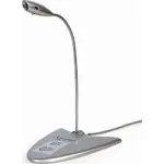 Microfon desktop Gembird MIC-DU-01 USB Argintiu