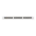 Patch panel Lanberg PPSA-1024-S Cat 6A 24 porturi gri