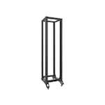 Cabinet metalic deschis, Lanberg, 42U 600x800mm, 19 ”, negru