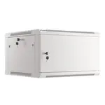Cabinet de perete, Lanberg, 6U, 19″, IP20, 600 x 600 x 379 mm, Alb