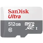 Card de memorie SanDisk Micro SD, 512GB, 100 MB/s, Class 10