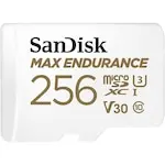 Card de memorie SanDisk micro SD Max Endurance Video 256 GB, Class 10, V30, UHS-I U3 + adaptor