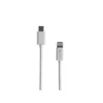 Natec Prati iPhone / Lightning -> USB-C 1m cablu MFI Alb