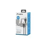 Cablu transfer date si incarcare imprimanta, Lanberg, USB 2.0 A la USB 2.0 B, 3m, Negru