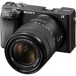 Aparat foto Mirrorless Sony Alpha A6400A, 24.2 MP, APS-C, E-mount, 4K HDR, 4D Focus, Time-lapse, ISO 100-32000, Negru + Obiectiv SEL18135 18-135mm