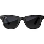 Ochelari Smart Ray-Ban Meta Wayfarer, Marime L, 32 GB stocare, Camera Foto 12mp, 5 microfoane, difuzoare, Wifi 6, Meta AI, Large, Gradient-Grafit-Polarizat, Negru-Mat