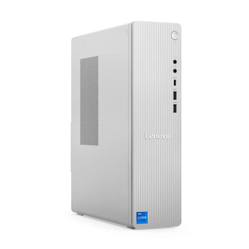 Sistem Lenovo IdeaCentre Tower 08IRH9 cu procesor Intel® Core™ i7-13620H pana la 4.9GHz, 16GB DDR5, 512GB SSD M.2 2280 PCIe® 4.0×4 NVMe®, Intel® UHD Graphics, No OS, Cloud Grey