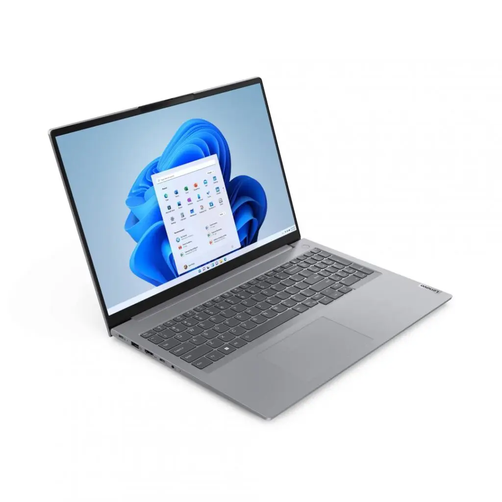 Laptop Lenovo ThinkBook 16 G6 IRL, 16 inch 1920 x 1200, Intel Core i3-1315U 6 C / 8 T, 1.2 GHz – 4.5 GHz, 10 MB cache, 28 W, 8 GB DDR5, 256GB SSD, Intel UHD Graphics, Windows 11 Pro Educational