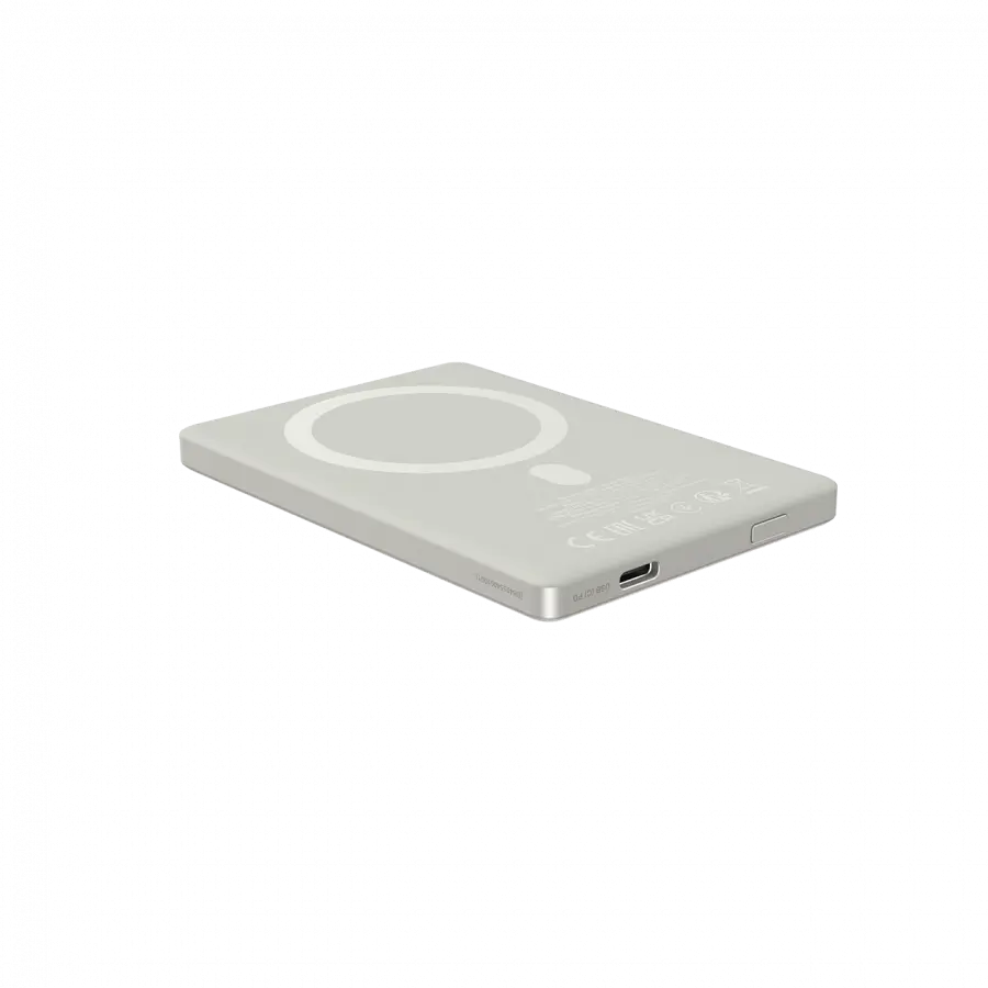 CANYON magnetic power bank OnPower 500 PD20W 5000mAh Aluminium Star Grey
