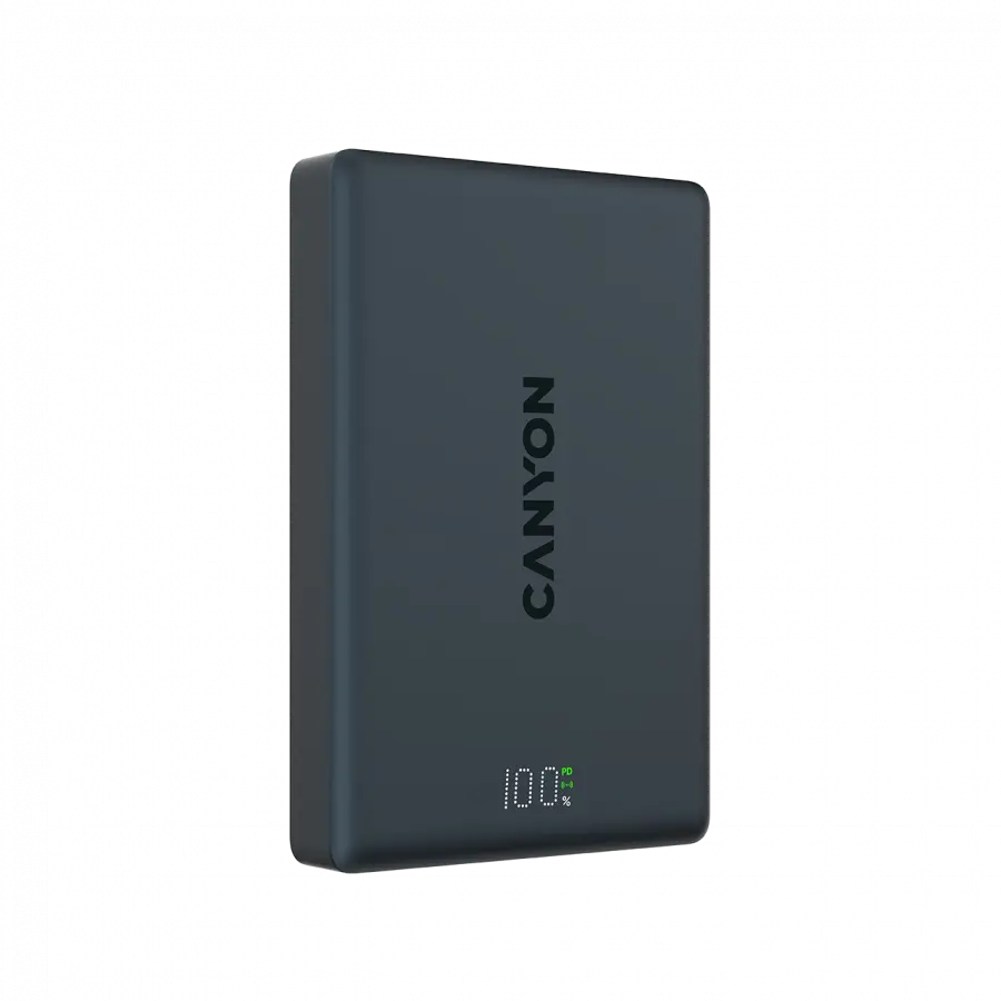 Power bank magnetic Canyon OnPower 511 10000mAh negru PD20W Interstellar Black
