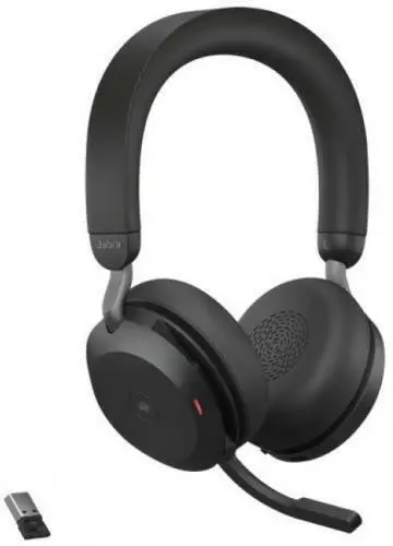 Casti cu microfon Jabra Evolve2 75, Link380c UC Stereo, USB-C, Negru