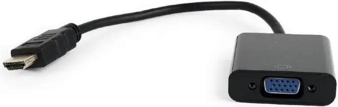 Adaptor HDMI VGA Gembird A-HDMI-VGA-04 15cm Negru