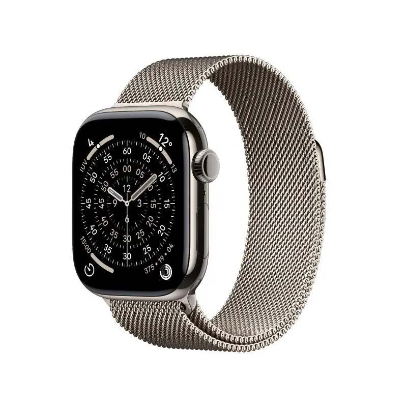 Smartwatch Apple Watch 11 GPS Cellular titan 42mm Natural Milanese