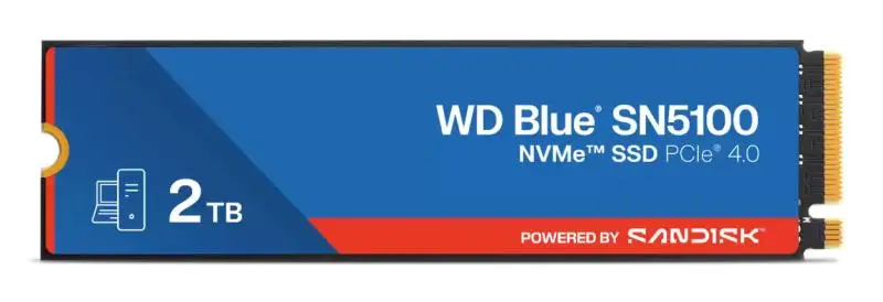 SSD WD Blue SN5100 2TB NVMe M.2 PCIe 4.0