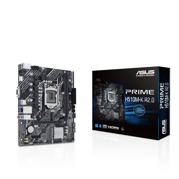 Placa de baza ASUS H510M-K R2.0, Socket LGA 1200