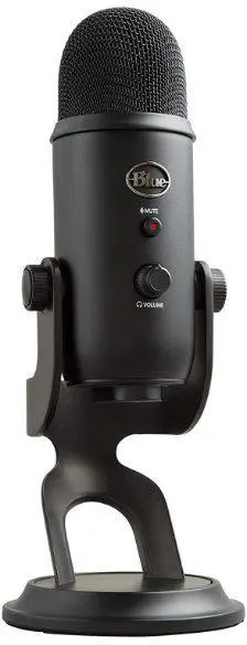 Microfon Logitech Blue Yeti Blackout USB multi-pattern