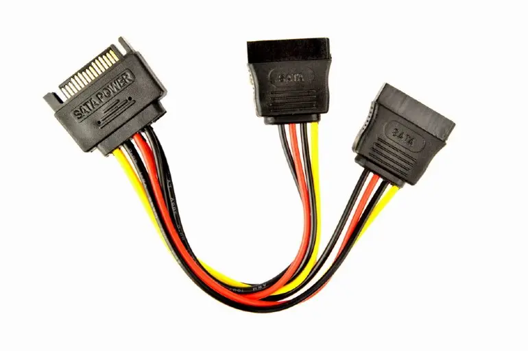 Cablu splitter alimentare SATA Gembird CC-SATAM2F-01 15cm