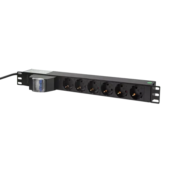 PDU Logilink PDU6C02 1U rack 19″ 6 prize Schuko