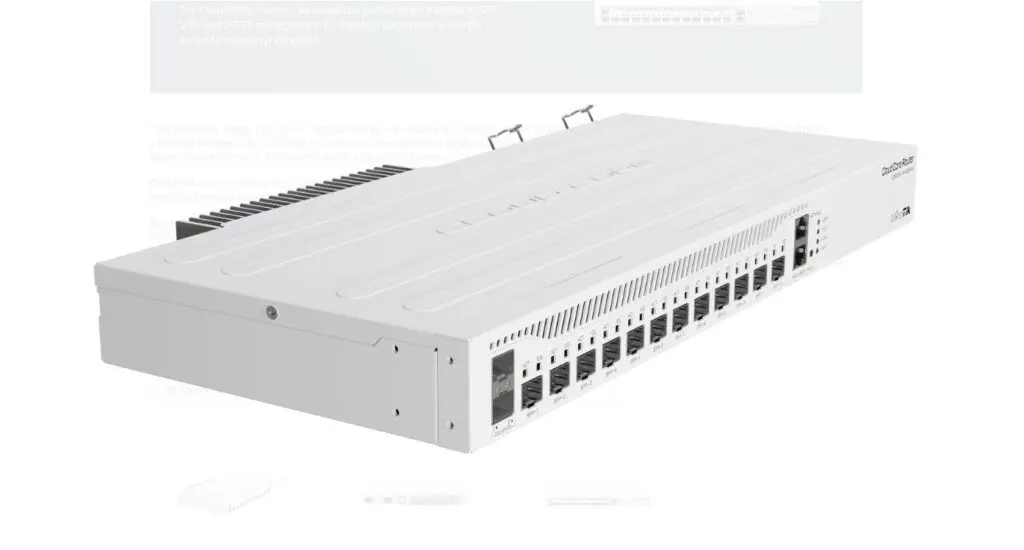Router MikroTik CCR2004-1G-12S 2XS Cloud Core 25G