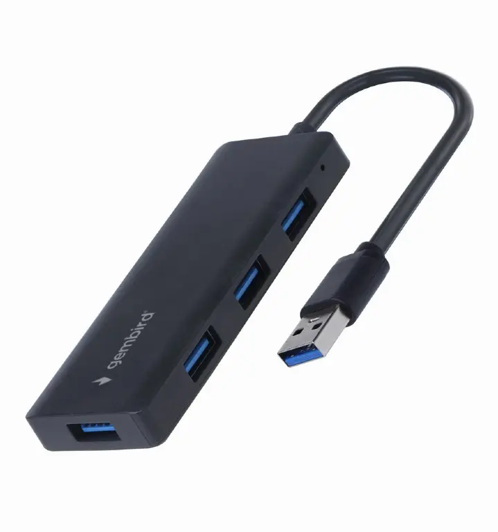 Hub USB Gembird UHB-U3P4-03 4 porturi 5 Gbps Negru