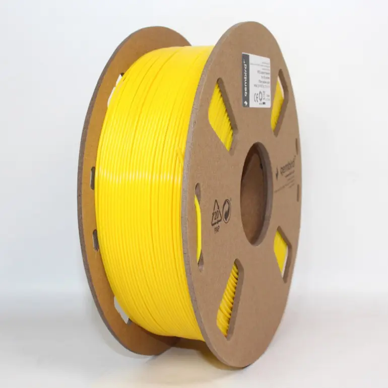Filament imprimante 3D, Gembird, PETG/1.75 mm/1 kg, Galben