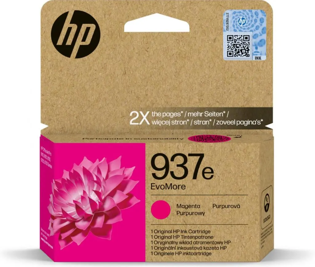 Cartuș cerneală HP 937e Magenta 4S6W7NE OfficeJet Pro